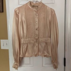 Gorgeous Vintage Jessica Gunnies Shirt - Ivory
